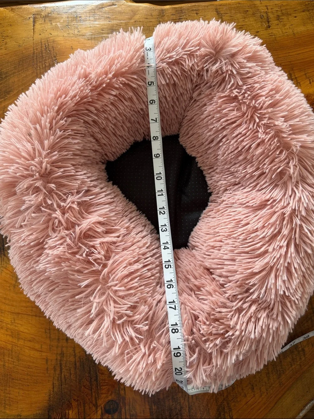 Plush Pink Cat Bed